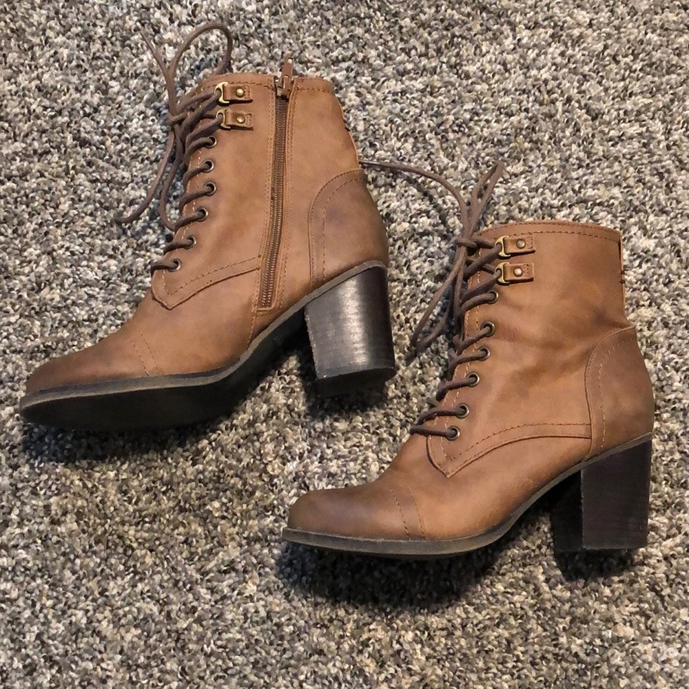 Madden Girl Lace-up Boots - Picture 2 of 7